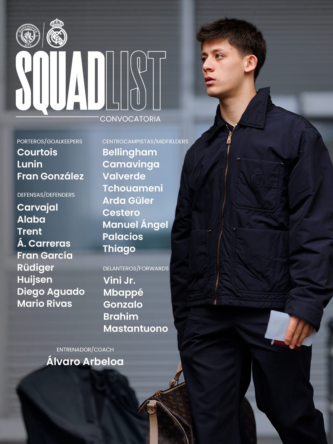 mk体育入口-皇马客战曼城名单:姆巴佩、贝林、卡雷拉斯回归!含4名18岁小将